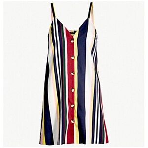 Topshop Sleveless Stripe mini dress